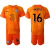 Oficiální Fotbalový Dres Brankářské Chelsea Orange MENDY 16 2022-23 pro Děti